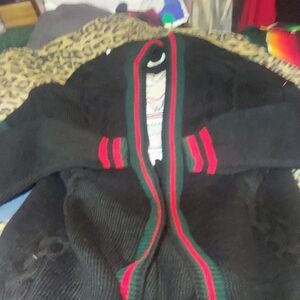 Long Lux Carsigan By Guccy. Gorge Tiger Embroidered Back